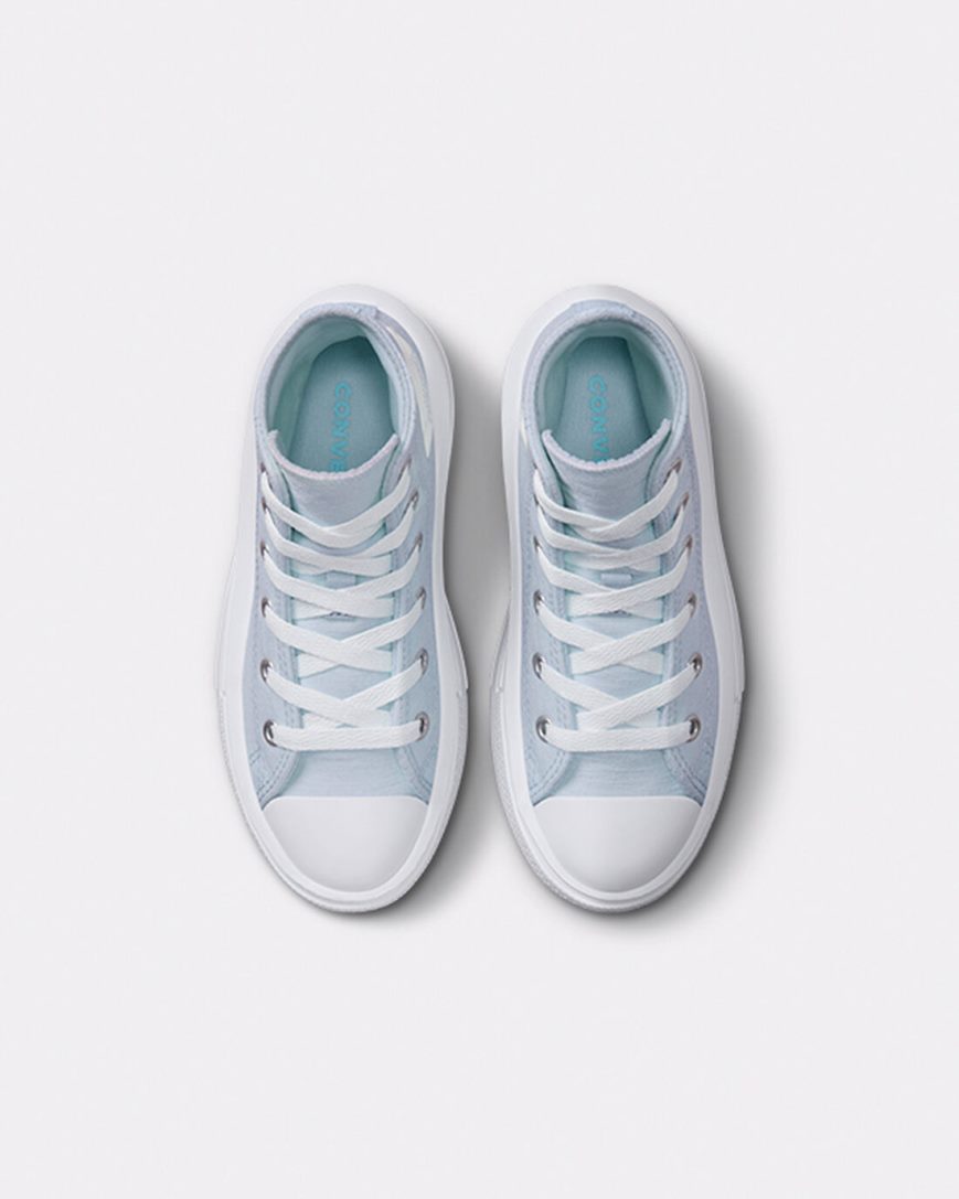 Zapatos Plataforma Converse Chuck Taylor All Star Move Cloud Patch Altas Niña Azules | PE 04LW57